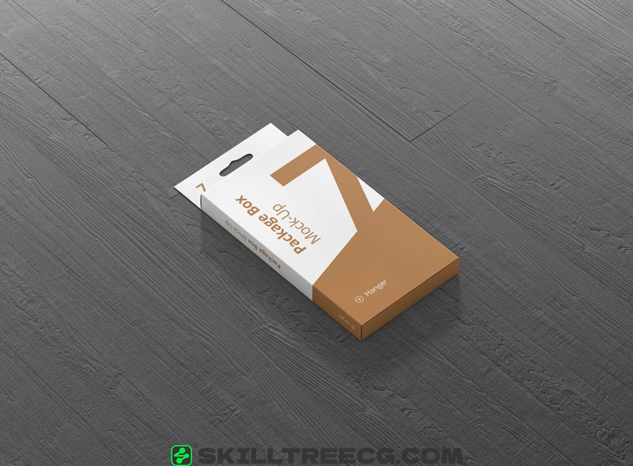 图片[6]-Package Box Mockup – High Rectangle with Hanger（878175）-技能树